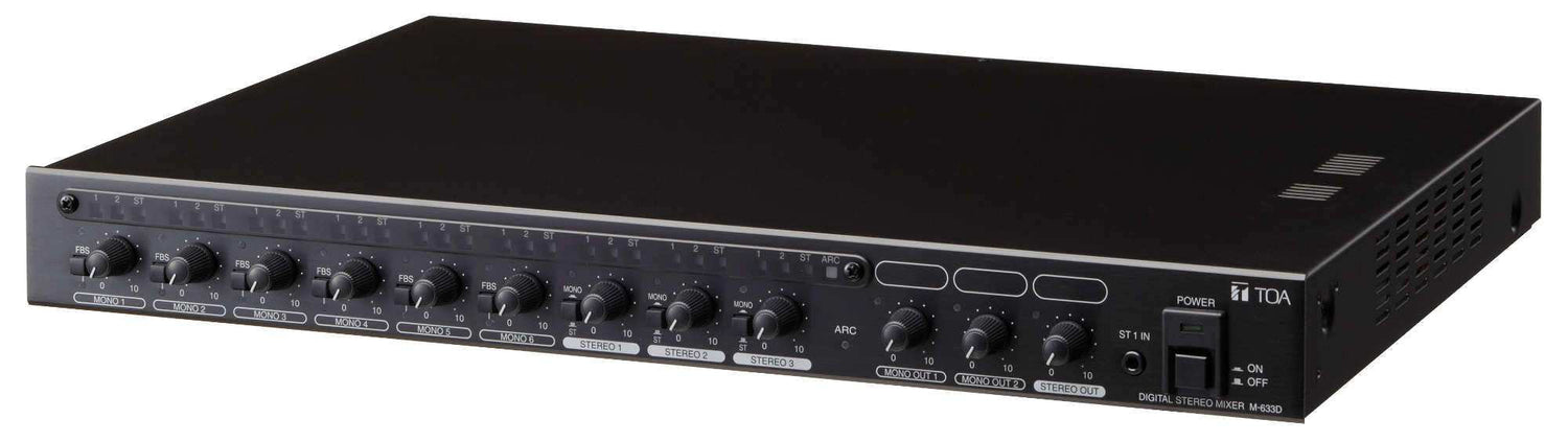 TOA Electronics Digital Stereo Mixer - M-633D CU Intercoms TOA