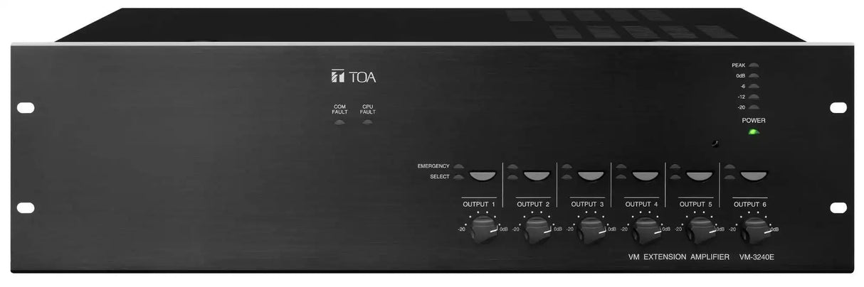 TOA Electronics Extension Amplifier - VM-3240E AMQ Intercoms TOA