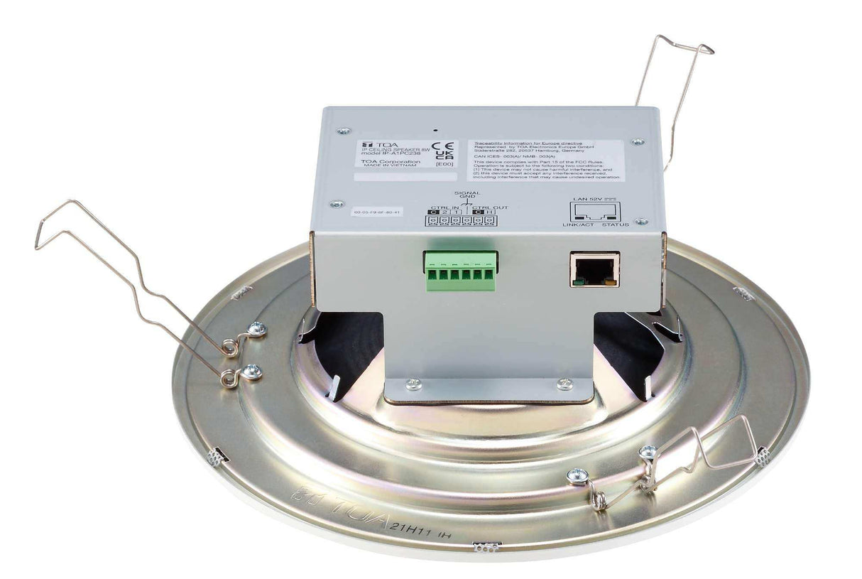 TOA Electronics IP Ceiling Speaker 8W - IP-A1PC238 Intercoms TOA