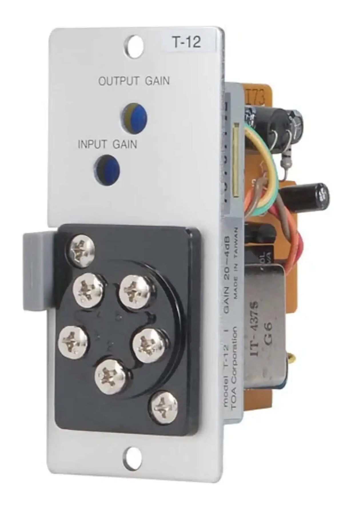 TOA Electronics Line Input with MOH Output Module - T-12S Audio Components TOA