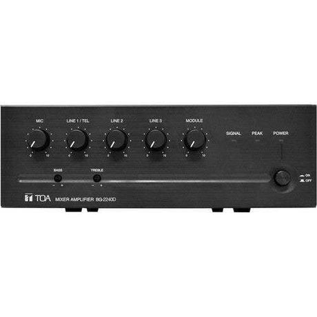 TOA Electronics Mixer Amplifier (240W Class-D 70V) - BG-2240D-AM Audio Amplifiers TOA