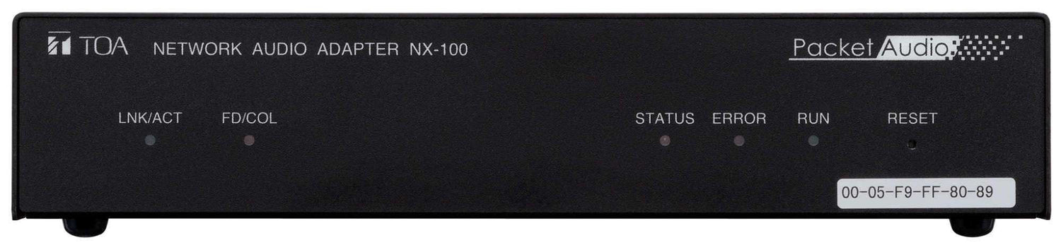 TOA Electronics Network Audio Adapter with Power Supply - NX100PS Intercoms TOA