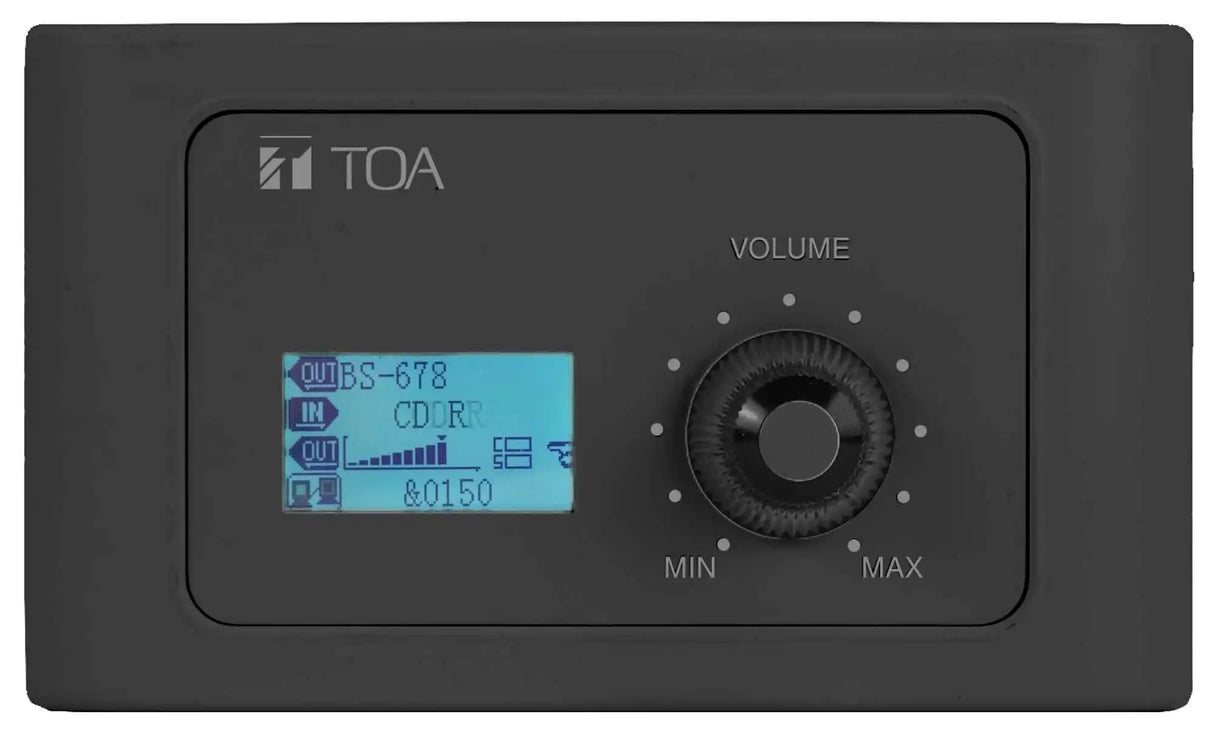 TOA Electronics Remote Control Panel - M-800RCB-AM Intercoms TOA