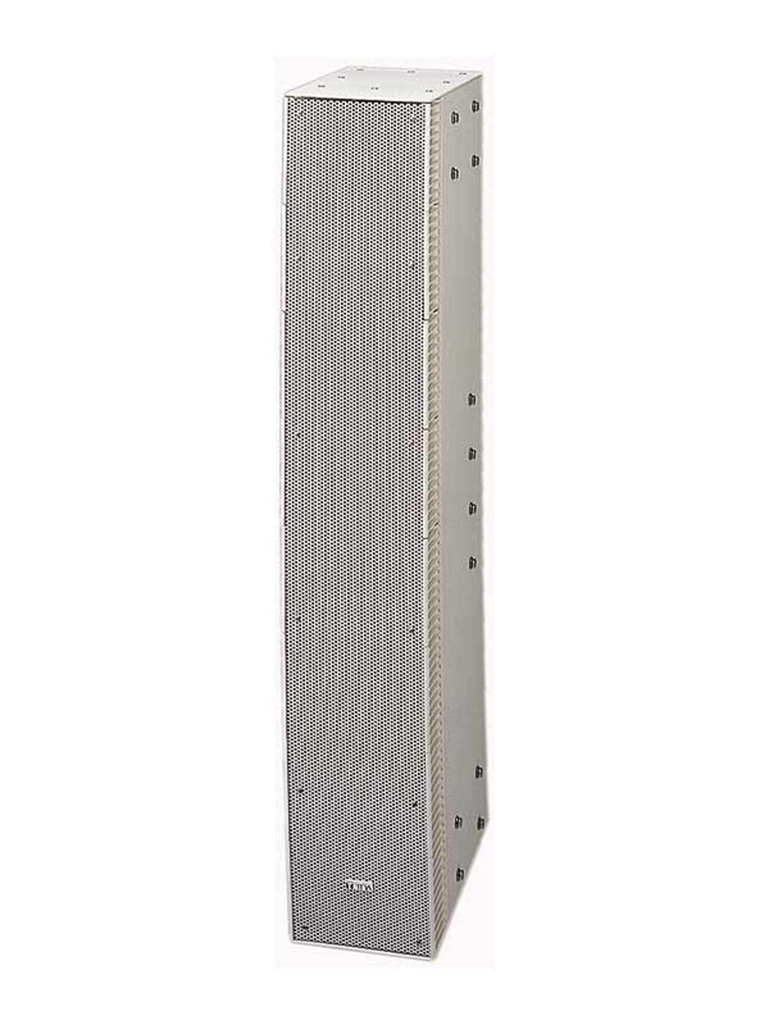 TOA Electronics Slim Line Array Module- Curved- 600W, White (Weather Resistant) - SR-S4SWP Speakers TOA