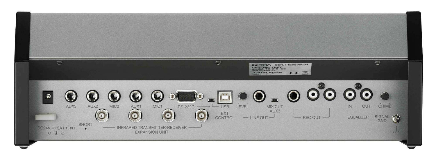 TOA Electronics System Controller With Voting and Simultaneous Interpretation - TS-910 US Audio Conferencing TOA