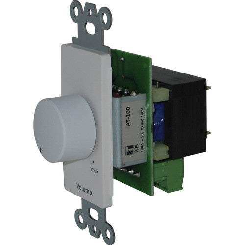 TOA Electronics Volume Control Attenuator Wall Plate (100 W) - AT-100-AM Intercoms TOA
