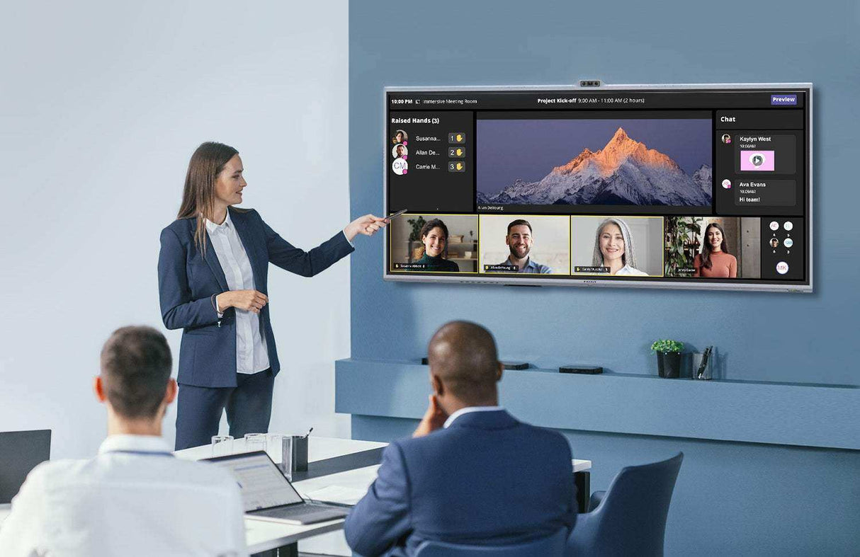MaxHub XBoard V7 V Series 65" for Microsoft Teams Rooms, 4K Flat Panel UHD Display - V655T Interactive Displays MaxHub