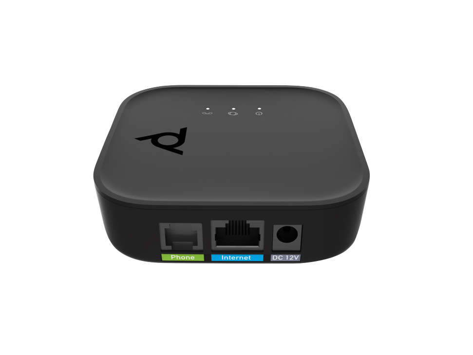Poly ATA 400 1FXS Voice Port VoIP Adapter with Open SIP and Power Supply Poly Voice Poly