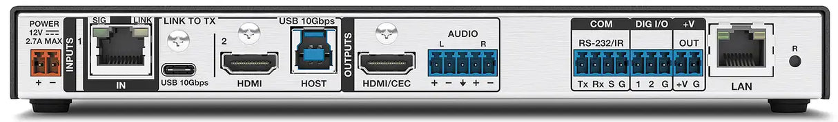Extron UCS 504 New 4x2 4K Collaboration Switcher & Scaling Receiver control Extron