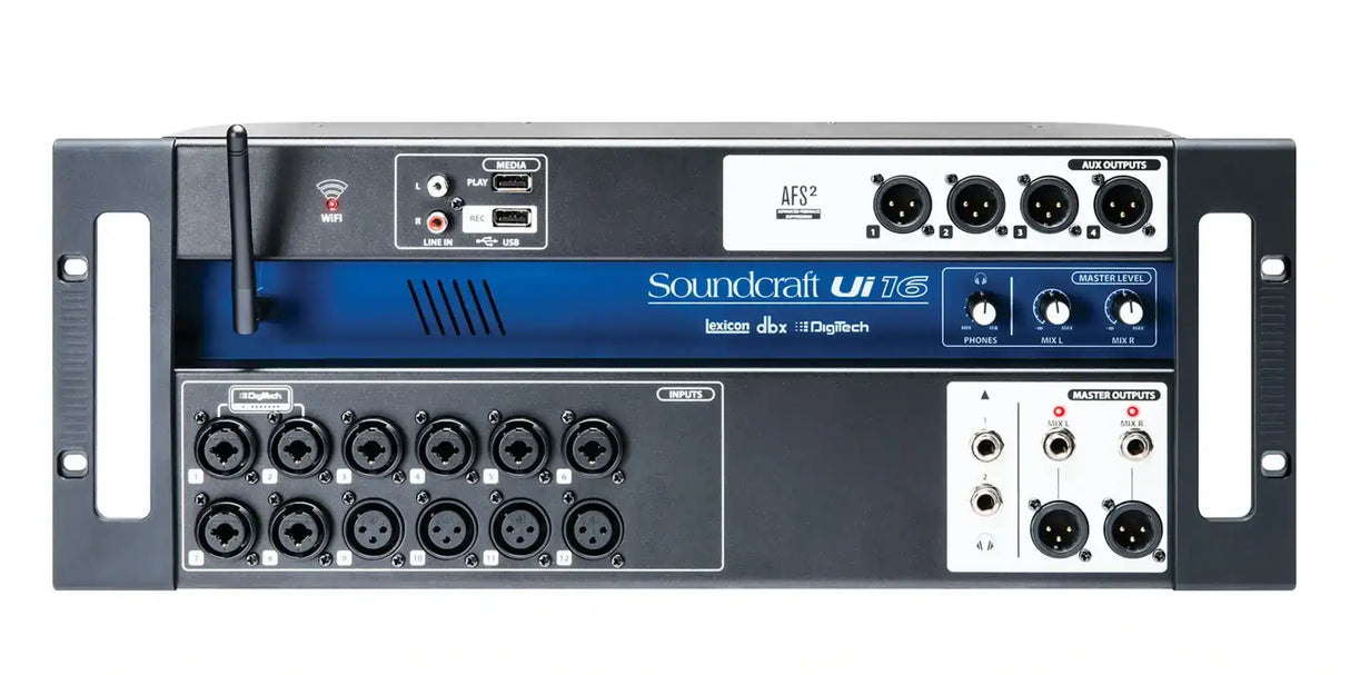 Soundcraft Ui16 16-Input Remote-Controlled Digital Mixer - 5056219 Audio Mixers Soundcraft