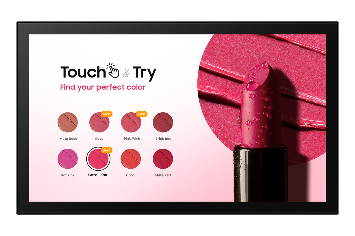 Samsung 13" FHD Touch Commercial Display – QB13C-T Touch Panels Samsung