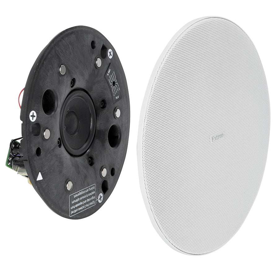 Extron SF 3CT LP 3" 70/100V LowProfile Ceiling Spkrs, Complete Pair Audio & Video Cables Extron