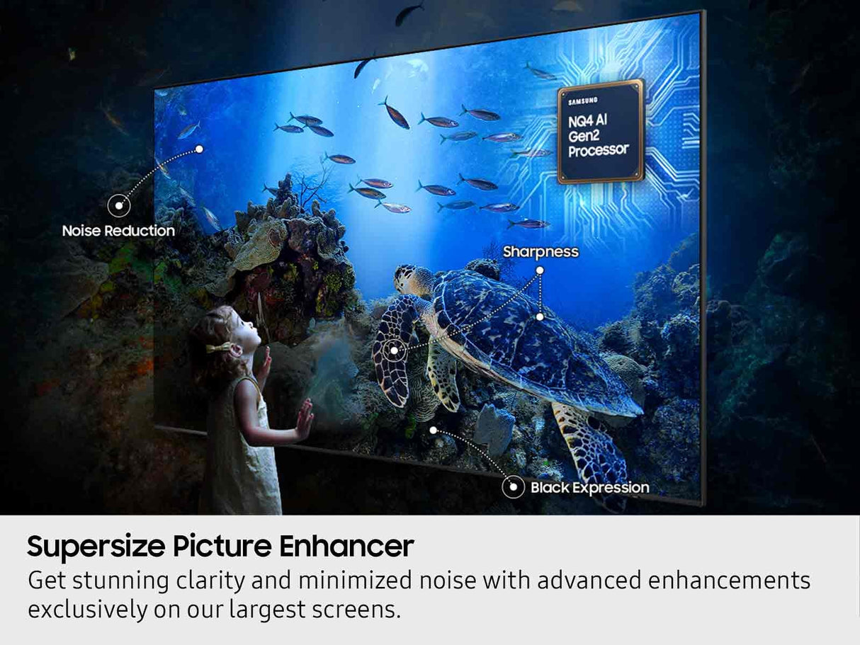 Samsung 100 inch 4K UHD Neo QLED 144Hz HDR10+ Dolby Atmos Wi-Fi 6E LED TVs Samsung
