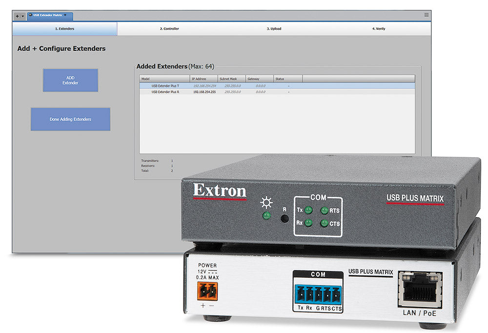 Extron USB Extender Plus R Receiver Video Extron