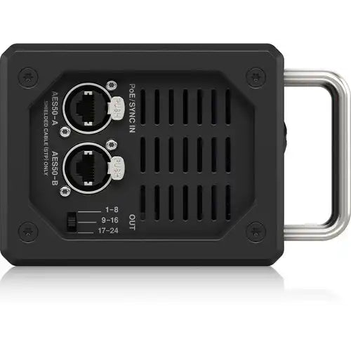 Midas DL8 PoE-Powered 8x8 Stage Box with Midas PRO Preamps Audio Mixers Midas