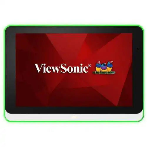 ViewSonic EP1052T-H 10.1" WXGA Meeting Room Touch Controller with Camera, Microphone & HID Reader - White Interactive Displays ViewSonic