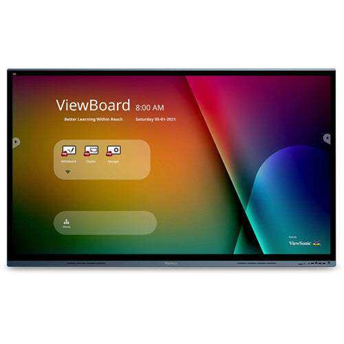 ViewSonic IFP7562 – 75" ViewBoard 4K PCAP Interactive Flat Panel Interactive Displays ViewSonic
