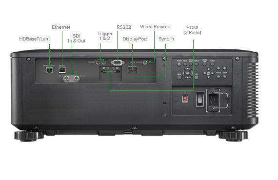 Vivitek DK8500Z-BK UHD 7500 Lumens 20000 Laser (Black) Projection Vivitek