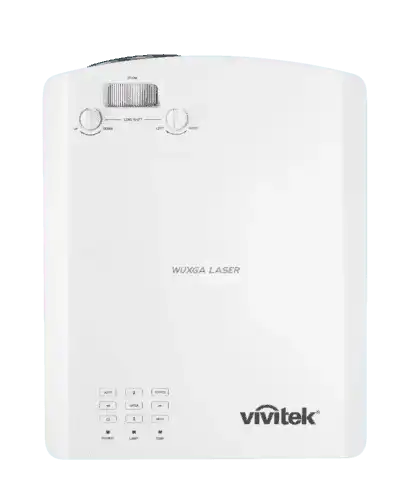 Vivitek DU4771Z-WH WUXGA 1920x1200 6000 Lumens DLP Laser Proj 1.15-1.9:1 Lens (White) Projection Vivitek