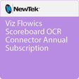 Vizrt VFSOCRCASub Viz Flowics Scoreboard OCR Connector Annual Subscription - SW-FL0000007 Production Vizrt