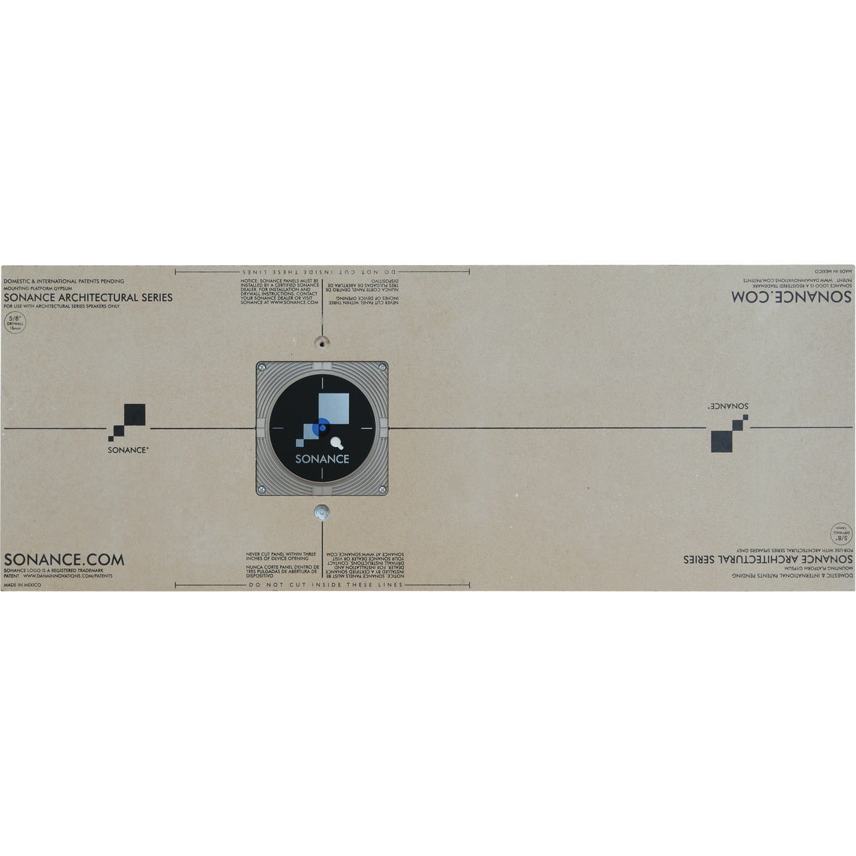 Sonance 5/8" Round Medium Mounting Platform – AS68RS Bracket Speaker Accessories Sonance