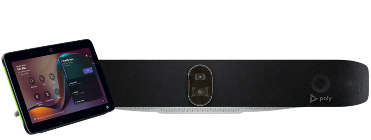 HP Poly Studio X72 All-In-One Video Bar with TC10 Controller Kit Video Conferencing Poly
