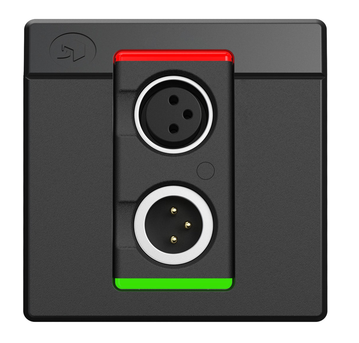 Symetrix 80-0226 xIO XLR 1x1, Black, Euro control Symetrix