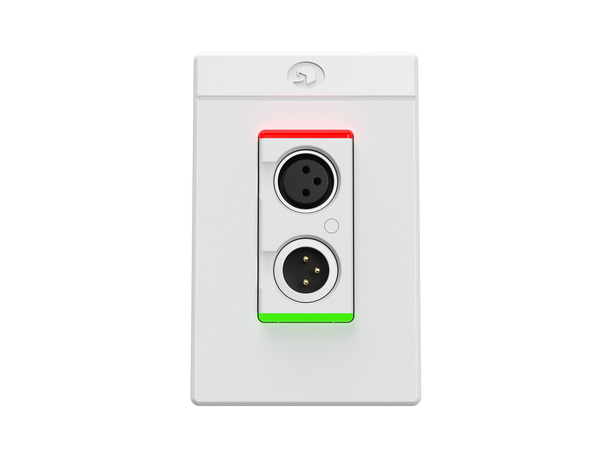 Symetrix 80-0214 xIO XLR 1x1, White, Euro control Symetrix