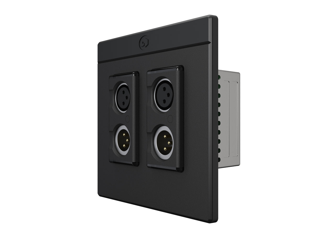 Symetrix 80-0223 xIO XLR 2x2, Black, US control Symetrix
