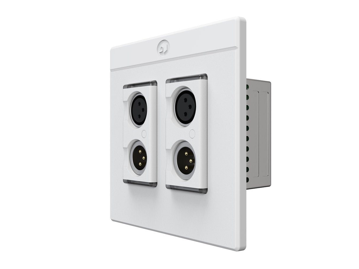 Symetrix 80-0211 xIO XLR 2x2, White, US control Symetrix