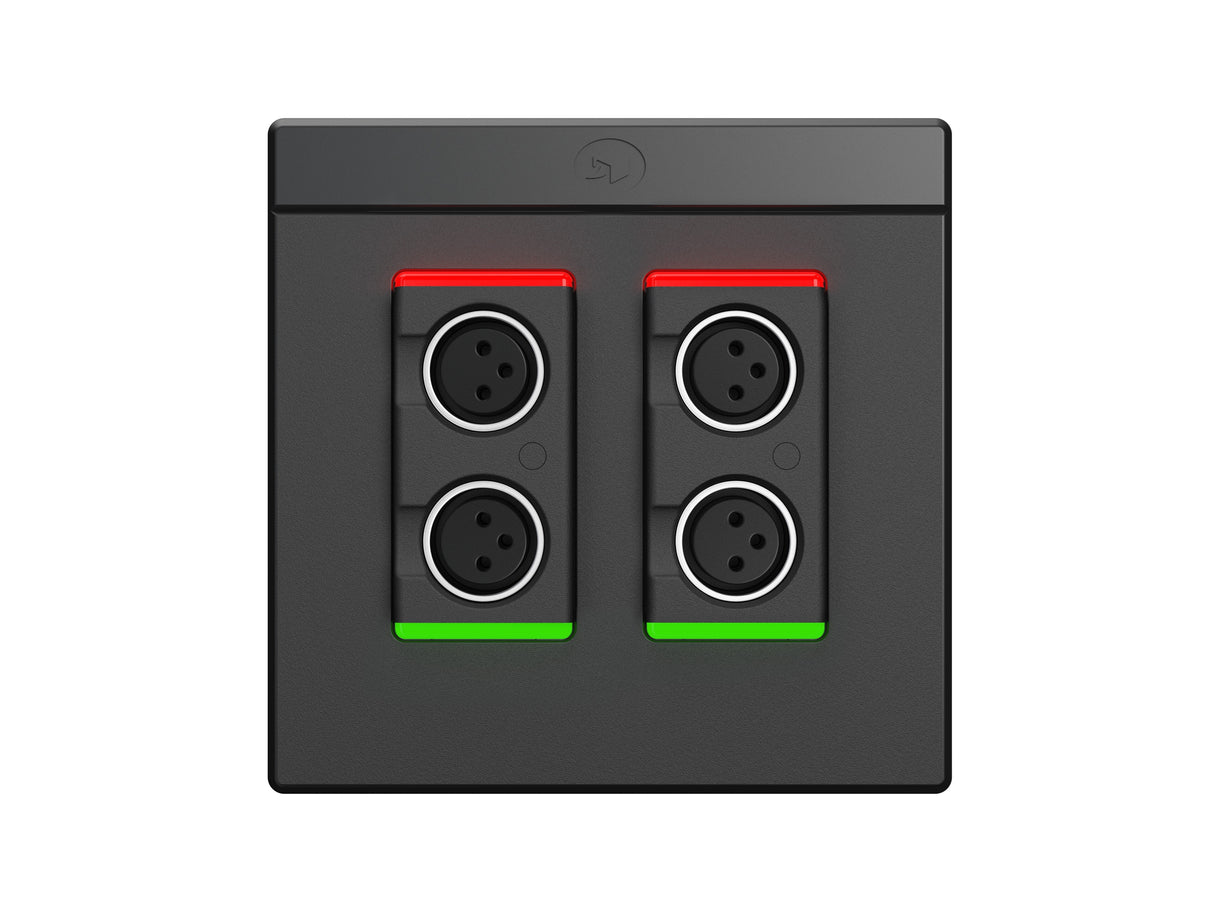 Symetrix 80-0225 xIn XLR 4, Black, US control Symetrix