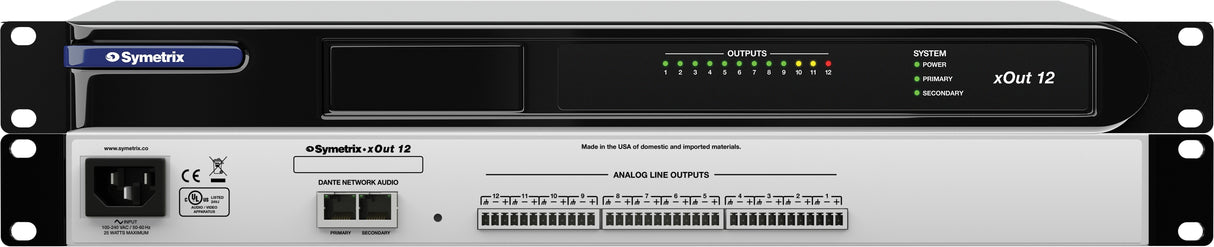 Symetrix 80-0090 xOut 12 control Symetrix