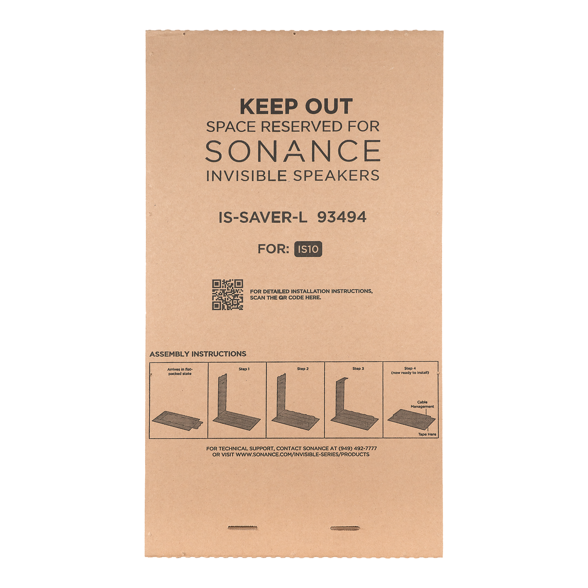 Sonance IS10 Space Saver – Large Invisible Series Placeholder Speaker Accessories Sonance