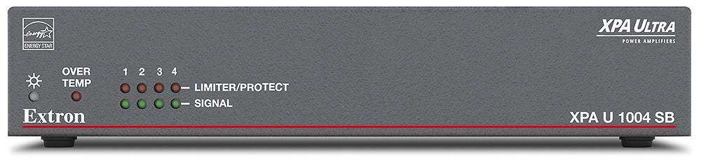 Extron XPA U 1004 SB Four Channel Bridgeable Output Amplifier 100/200 Watts Per Channel Audio Amplifiers Extron