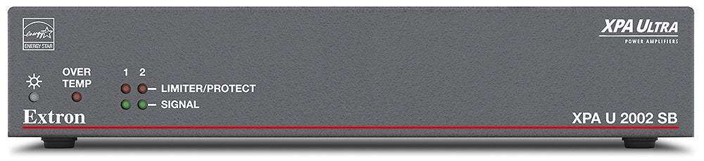 Extron XPA U 2002 SB Two Channel Bridgeable Output Amplifier 200/400 Watts Per Channel Audio Amplifiers Extron