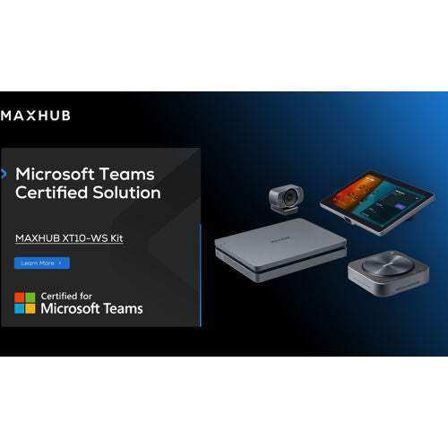 MaxHub XT10-WS Kit MTR Kit w/ Compute, Touch Console, UC W31 & UC BM35 Video Conferencing MaxHub