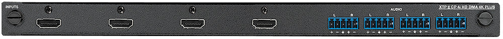 Extron XTP II CP 4o HD AT 4K PLUS Four Output Board, 4K/60 HDMI w/ Dante Out Room Control Extron