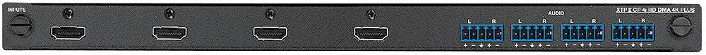 Extron XTP II CP 4o HD AT 4K PLUS Four Output Board, 4K/60 HDMI w/ Dante Out Matrix Switcher Board Extron