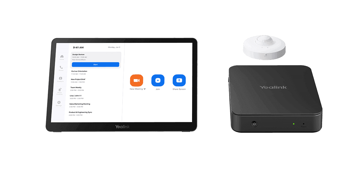 Yealink Native Zoom Rooms System BaseKit - MCOREKITC5ZR Video Conferencing Yealink