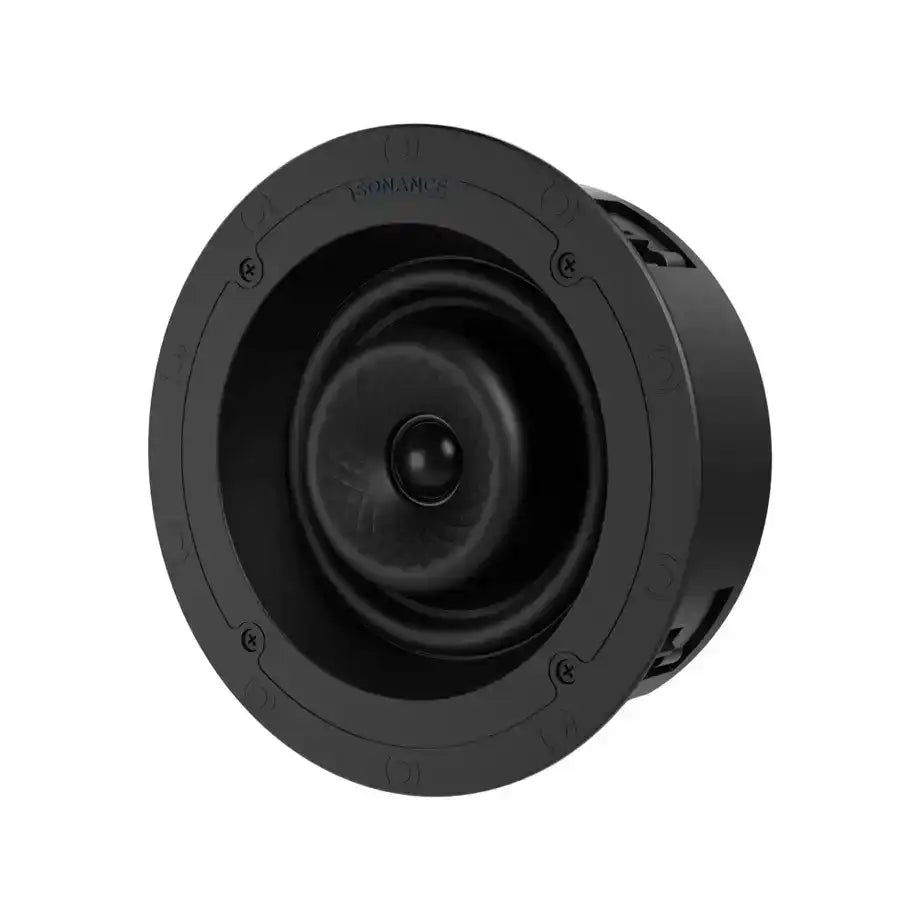Sonance VX60R 6" Round In-Ceiling Speaker with white micro trim grille (Pair) - 96088 Speakers Sonance