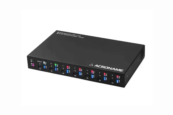 Acroname USBHub3c Pro Edition: USB-C Hub with Power Delivery Analyzer + Tester Networking Acroname
