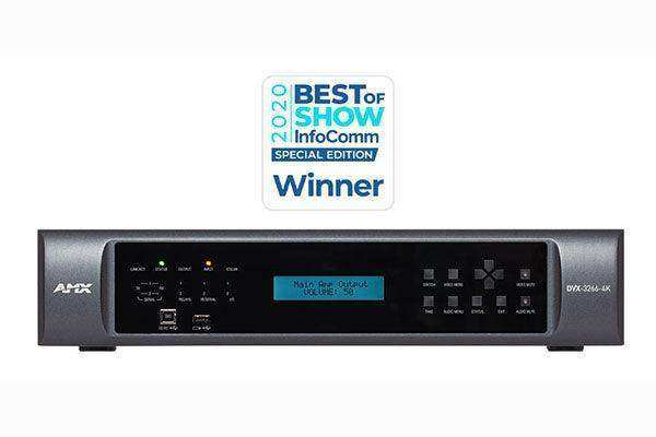AMX DVX-3266-4K 8x4+2 4K60 4:4:4 All-In-One Presentation Switcher Video Transmitters AMX