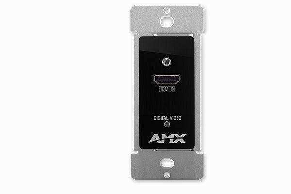AMX DX-TX-DWP-4K-WH DXLink 4K HDMI Decor Style Wallplate Transmitter (White) Video Transmitters AMX