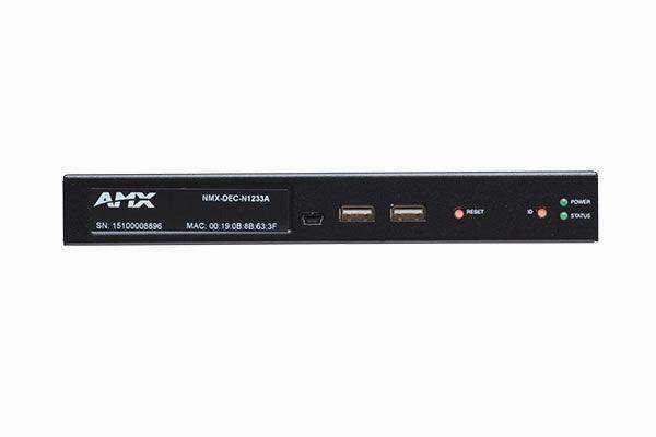 AMX NMX-DEC-N1233A N1000 Series AV Over IP Decoder with KVM, AES67 Support, Stand-alone Video Transmitters AMX