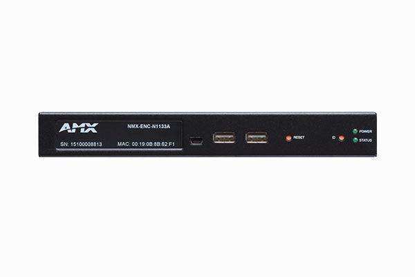 AMX NMX-ENC-N1133A N1000 Series AV Over IP Encoder with KVM, AES67 Support, Stand-alone Video Transmitters AMX