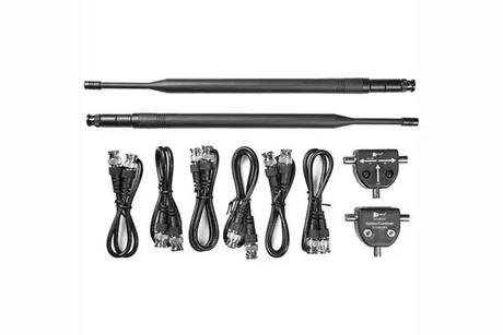 Audio-Technica 2-CH KIT 470T530 2 Channel Remote 1/2 Wave Antenna Kit for Wireless Microphones 470-530 MHz Microphones Audio-Technica