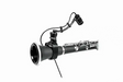 Audio-Technica ATM350W Cardioid condenser instrument microphone with universal clip-on mounting system, 5" gooseneck, AT8491W woodwind mount Microphones Audio-Technica