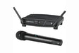Audio-Technica ATW-1102 System 10 Digital Wireless System includes: ATW-R1100 receiver and ATW-T1002 handheld dynamic unidirectional microphone/transmitter, 2.4 GHz Microphones Audio-Technica