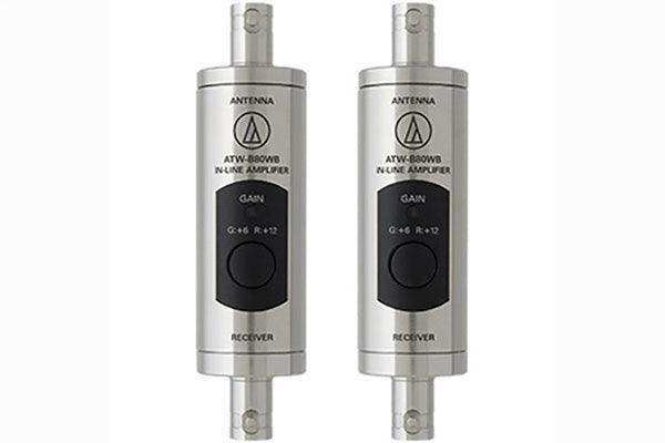 Audio-Technica ATW-B80WB Pair of in-line antenna boosters (470-990 MHz) Microphones Audio-Technica