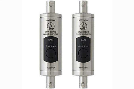 Audio-Technica ATW-B80WB Pair of in-line antenna boosters (470-990 MHz) Microphones Audio-Technica